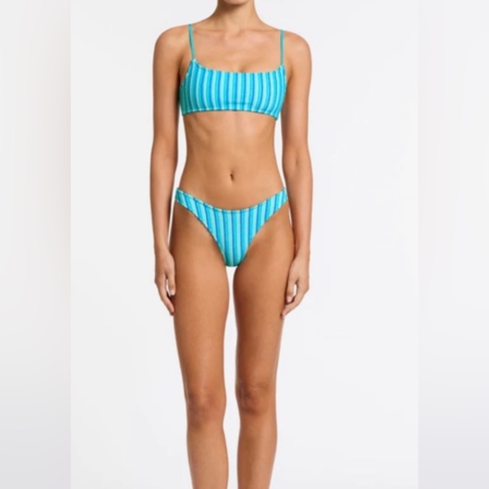 Triangl “mica sour stripped bikini”